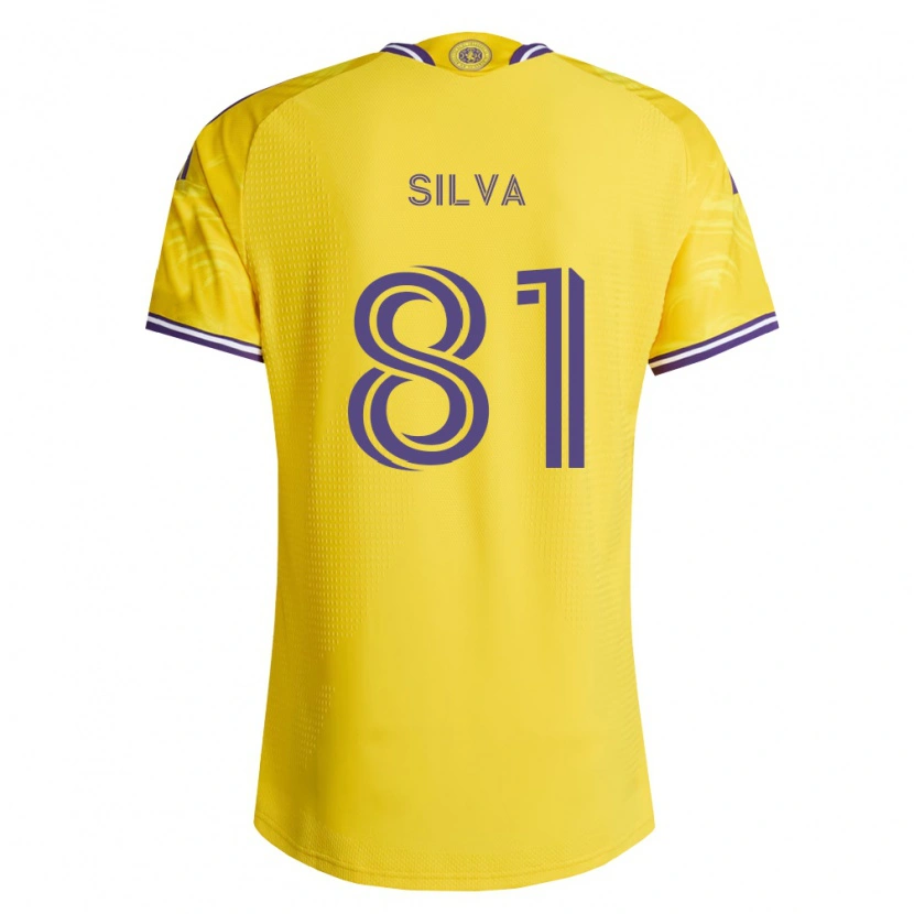 Danxen Mujer Camiseta Luan Silva #81 Amarillo Morado 2ª Equipación 2026/27 La Camisa México