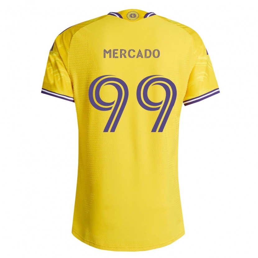 Danxen Mujer Camiseta Carlos Mercado #99 Amarillo Morado 2ª Equipación 2026/27 La Camisa México