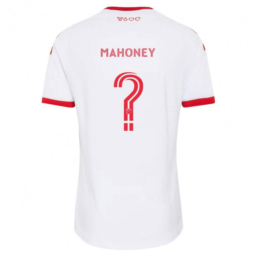 Danxen Mujer Camiseta Adrian Mahoney #0 Blanco Rojo Negro 2ª Equipación 2026/27 La Camisa México