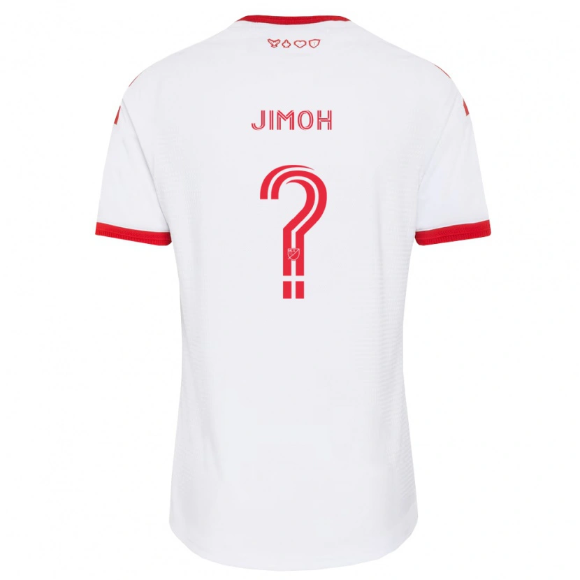 Danxen Mujer Camiseta Shola Jimoh #0 Blanco Rojo Negro 2ª Equipación 2026/27 La Camisa México