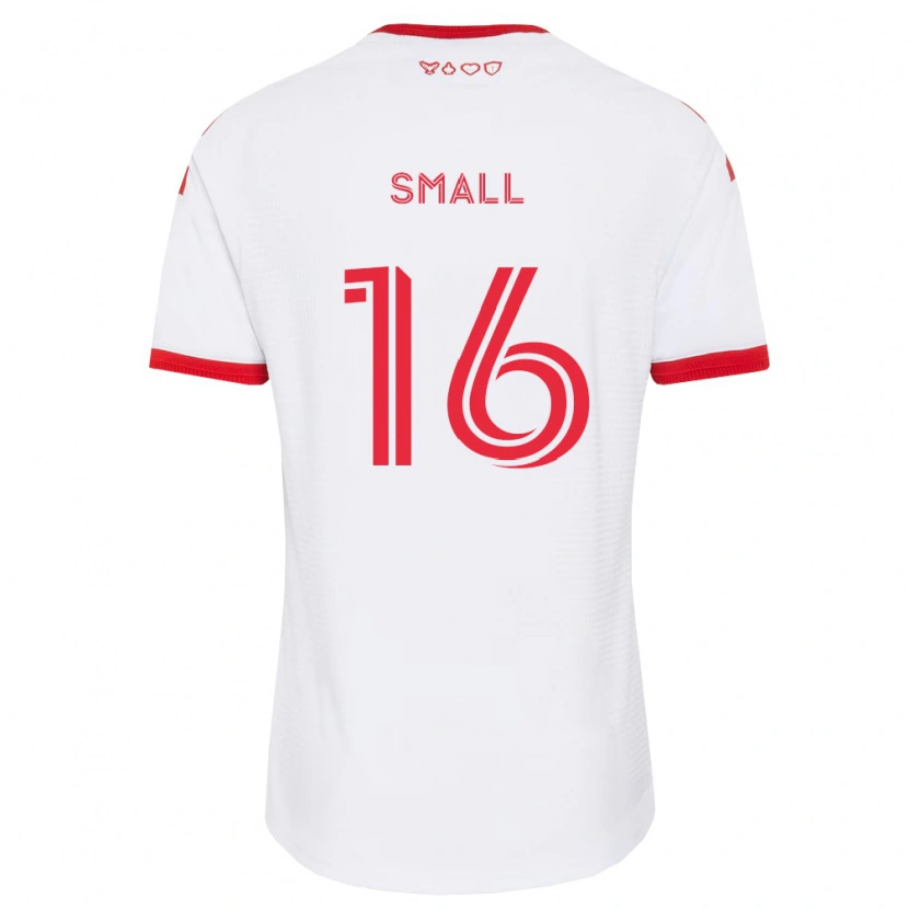 Danxen Mujer Camiseta Khaleel Small #16 Blanco Rojo Negro 2ª Equipación 2026/27 La Camisa México