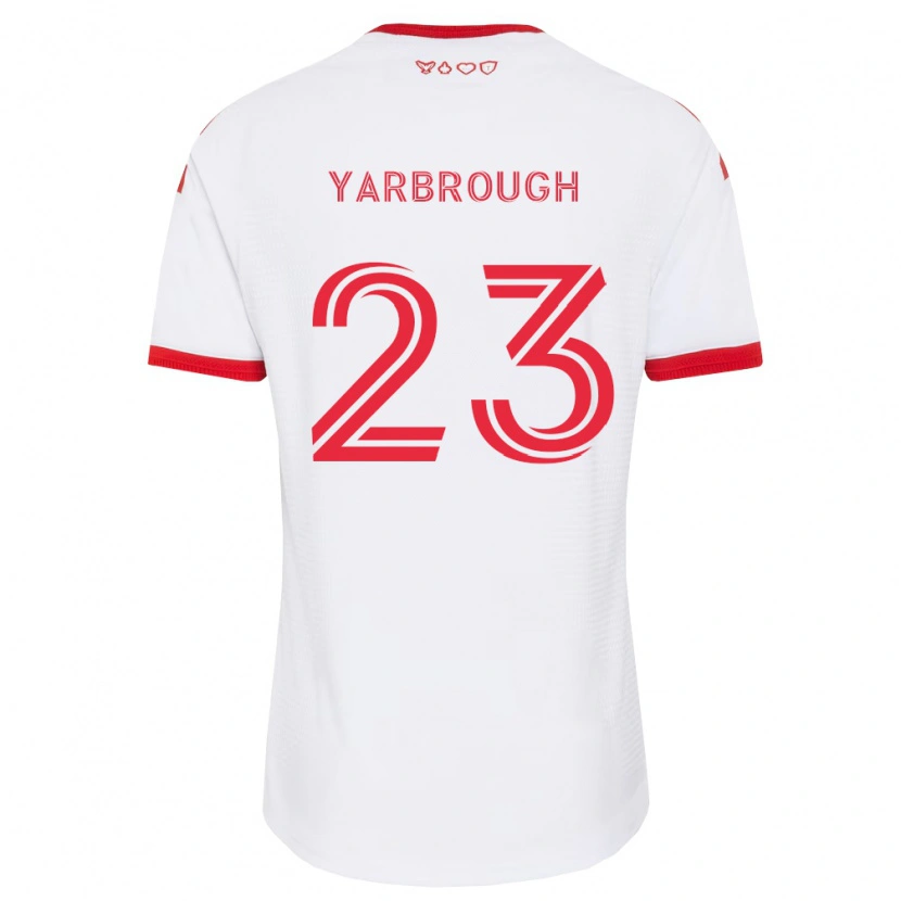 Danxen Mujer Camiseta William Yarbrough #23 Blanco Rojo Negro 2ª Equipación 2026/27 La Camisa México