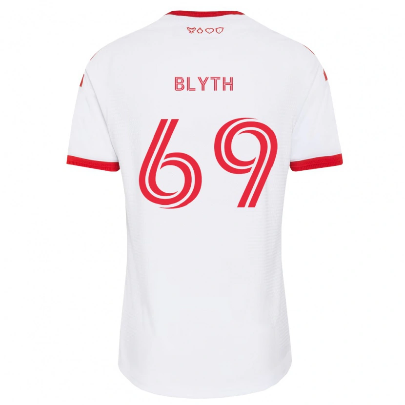 Danxen Mujer Camiseta Tristan Blyth #69 Blanco Rojo Negro 2ª Equipación 2026/27 La Camisa México