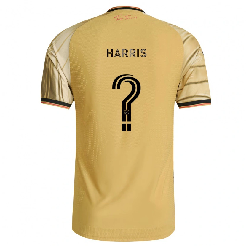 Danxen Mujer Camiseta Samuel Harris #0 Marrón Amarillo Negro 2ª Equipación 2026/27 La Camisa México