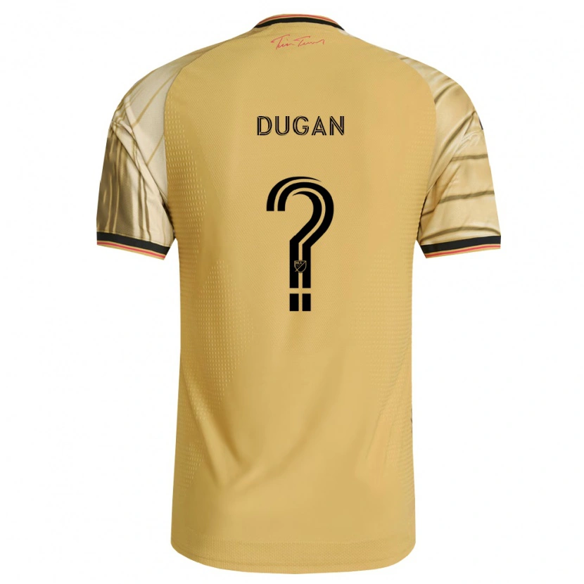 Danxen Mujer Camiseta Ryan Dugan #0 Marrón Amarillo Negro 2ª Equipación 2026/27 La Camisa México