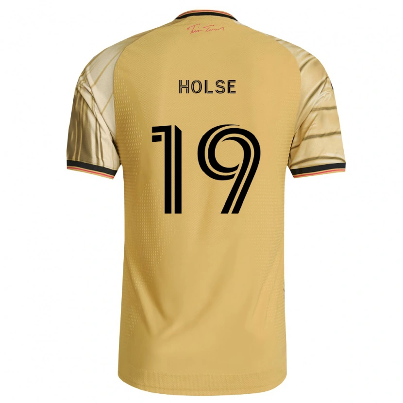 Danxen Mujer Camiseta Carlo Holse #19 Marrón Amarillo Negro 2ª Equipación 2026/27 La Camisa México