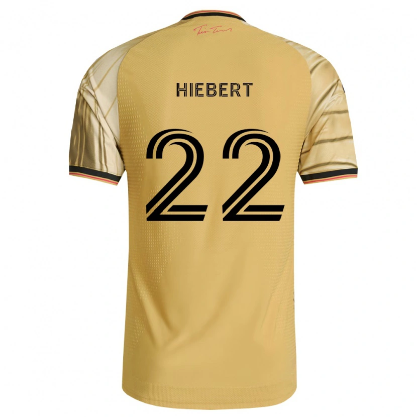 Danxen Mujer Camiseta Kyle Hiebert #22 Marrón Amarillo Negro 2ª Equipación 2026/27 La Camisa México