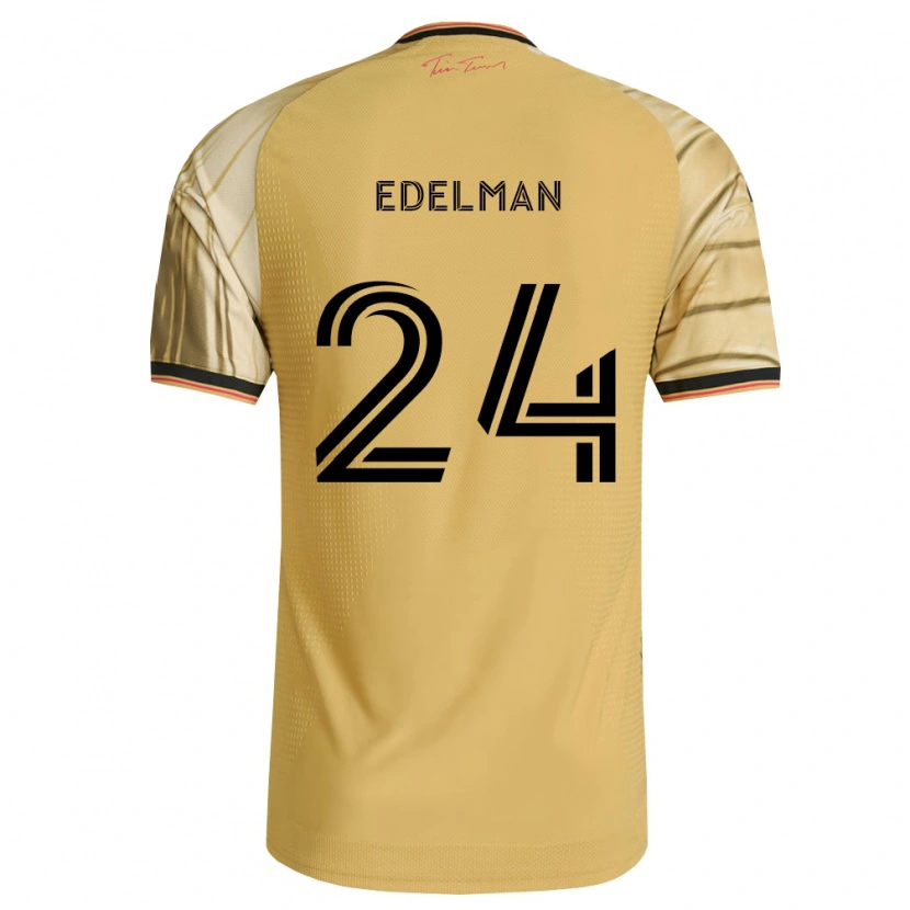 Danxen Mujer Camiseta Daniel Edelman #24 Marrón Amarillo Negro 2ª Equipación 2026/27 La Camisa México