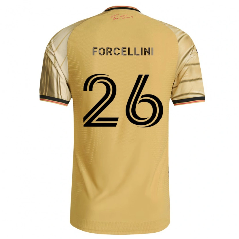 Danxen Mujer Camiseta Cooper Forcellini #26 Marrón Amarillo Negro 2ª Equipación 2026/27 La Camisa México