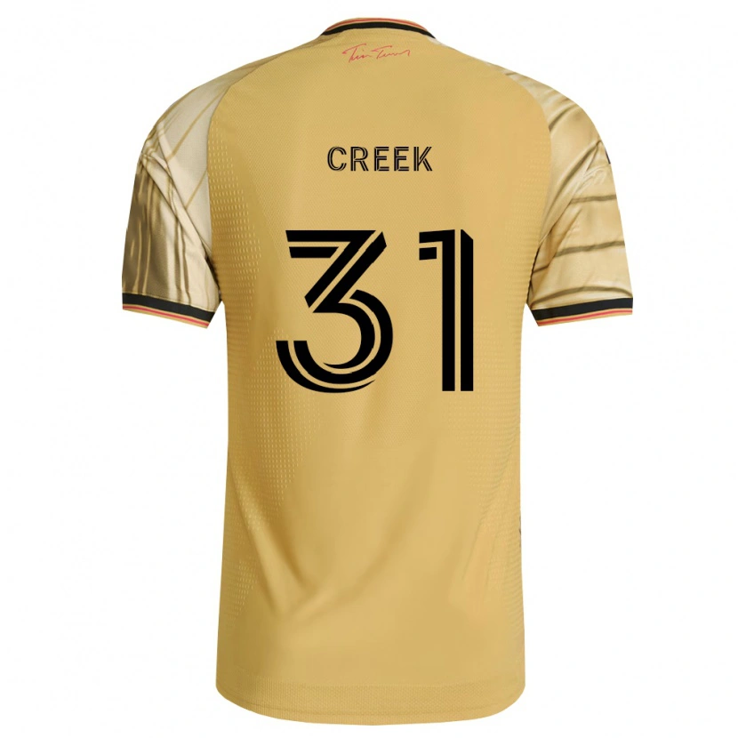 Danxen Mujer Camiseta Michael Creek #31 Marrón Amarillo Negro 2ª Equipación 2026/27 La Camisa México