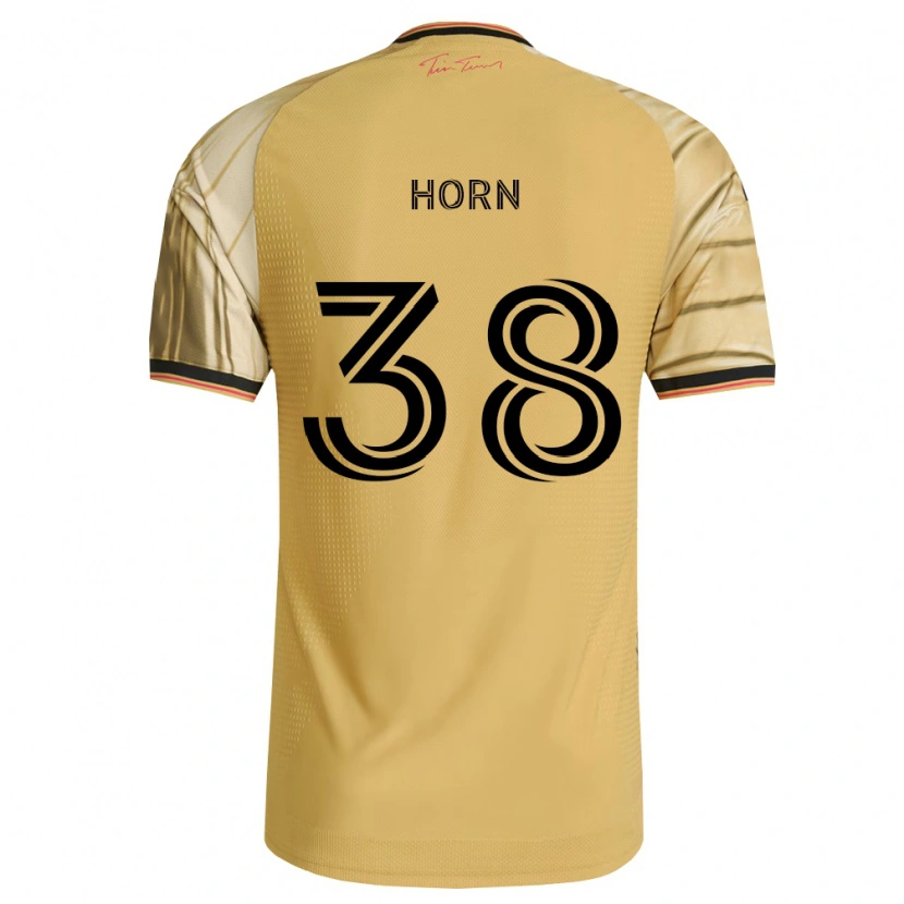 Danxen Mujer Camiseta Jannes Horn #38 Marrón Amarillo Negro 2ª Equipación 2026/27 La Camisa México