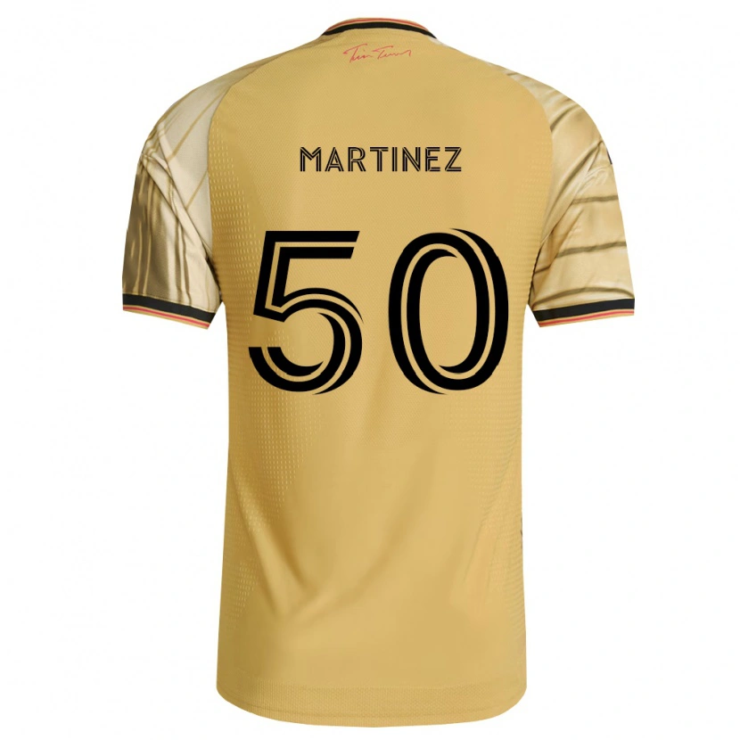 Danxen Mujer Camiseta Nate Martinez #50 Marrón Amarillo Negro 2ª Equipación 2026/27 La Camisa México
