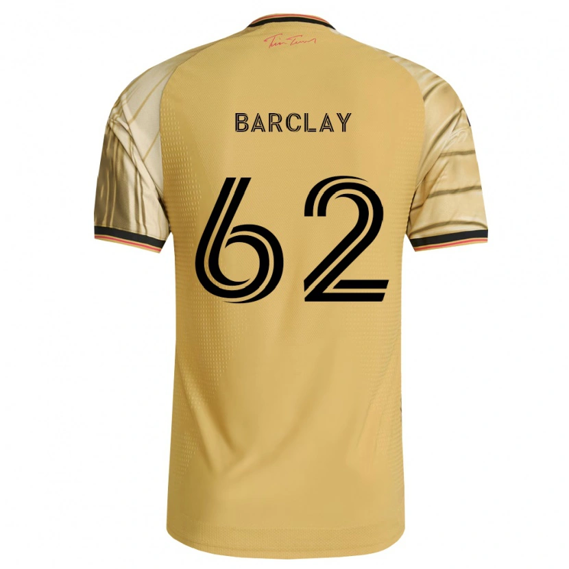 Danxen Mujer Camiseta Jemone Barclay #62 Marrón Amarillo Negro 2ª Equipación 2026/27 La Camisa México