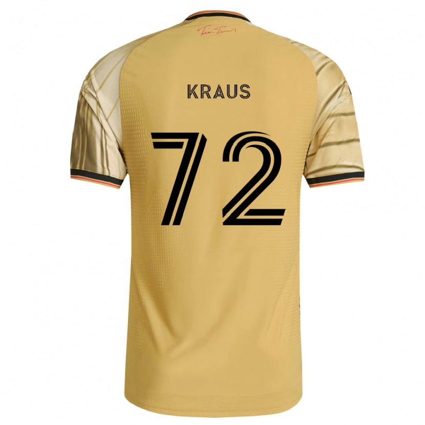 Danxen Mujer Camiseta Kane Kraus #72 Marrón Amarillo Negro 2ª Equipación 2026/27 La Camisa México