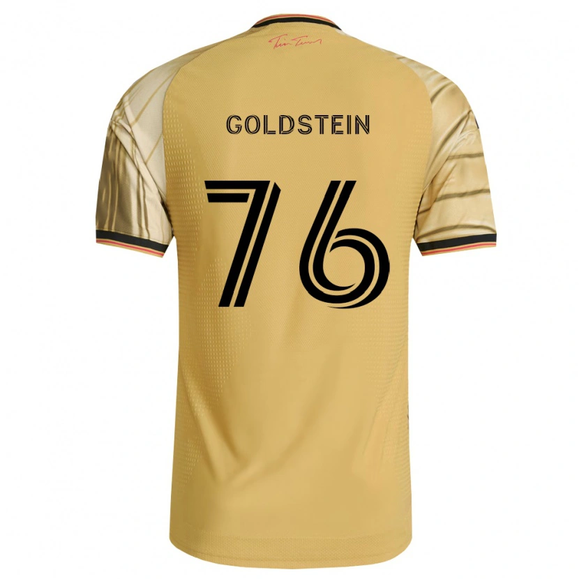 Danxen Mujer Camiseta Sam Goldstein #76 Marrón Amarillo Negro 2ª Equipación 2026/27 La Camisa México
