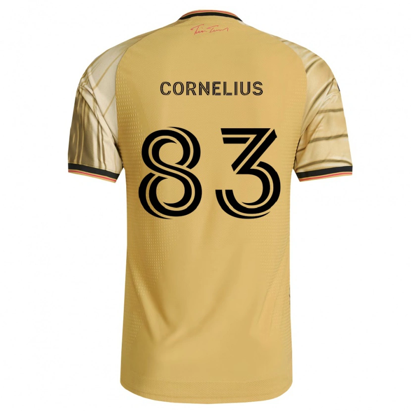 Danxen Mujer Camiseta Lorenzo Cornelius #83 Marrón Amarillo Negro 2ª Equipación 2026/27 La Camisa México