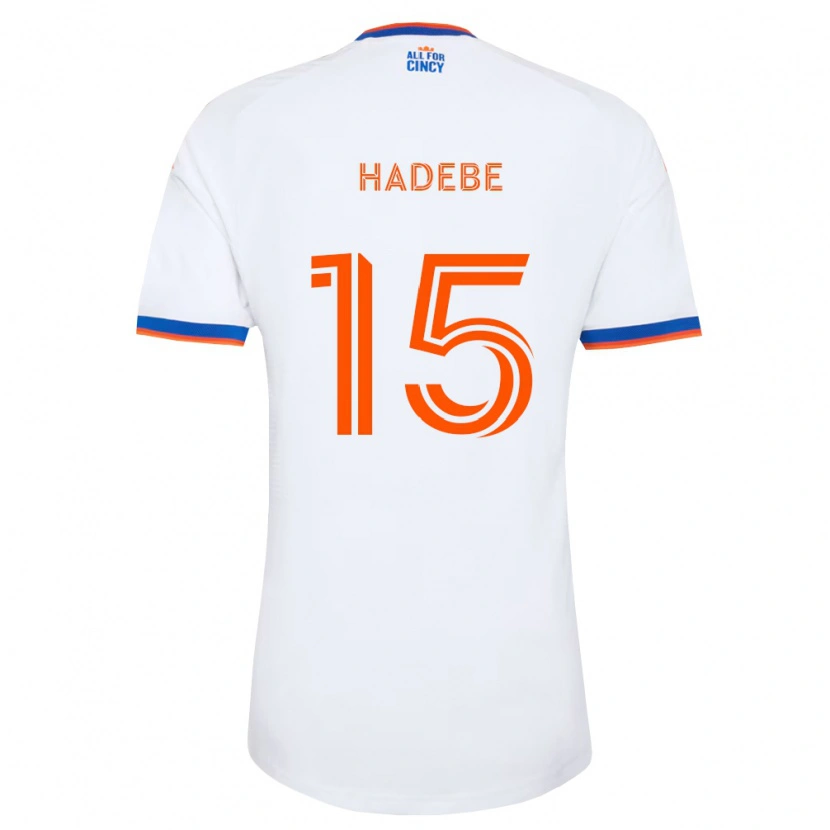 Danxen Mujer Camiseta Teenage Hadebe #15 Blanco Azul Marino Naranja 2ª Equipación 2026/27 La Camisa México