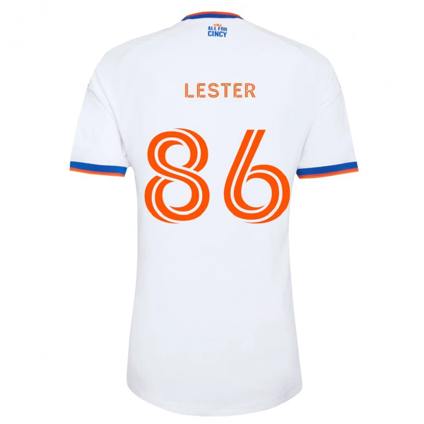 Danxen Mujer Camiseta Jaylen Lester #86 Blanco Azul Marino Naranja 2ª Equipación 2026/27 La Camisa México