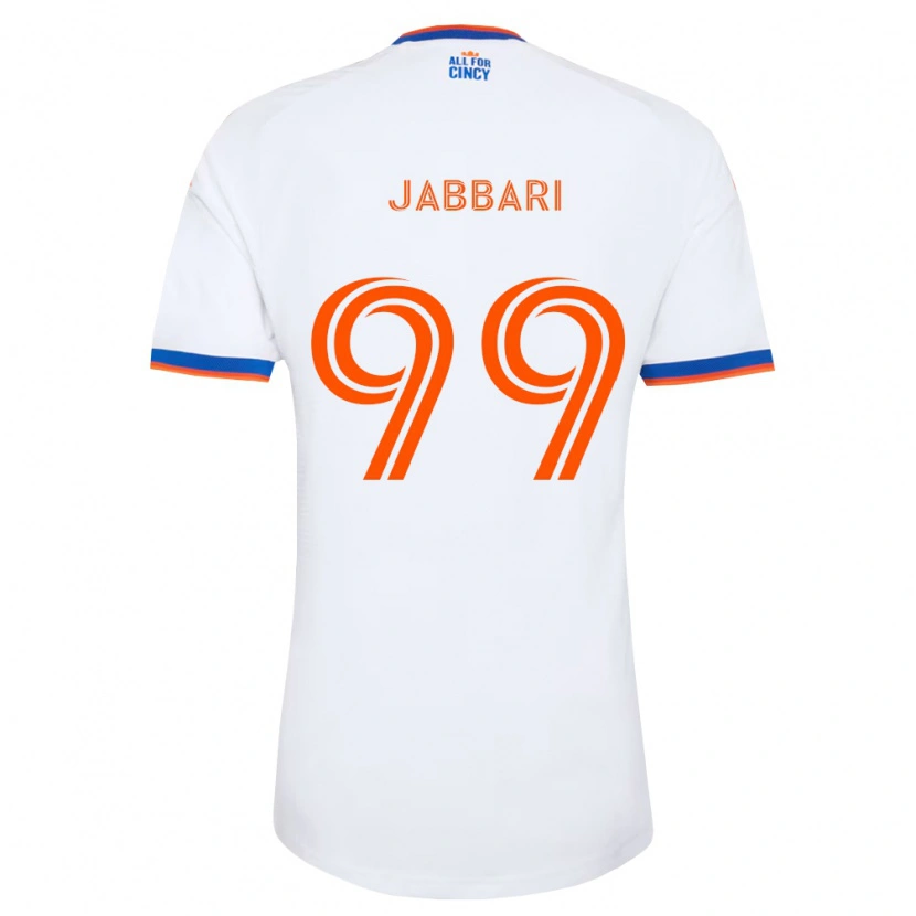 Danxen Mujer Camiseta Ayoub Jabbari #99 Blanco Azul Marino Naranja 2ª Equipación 2026/27 La Camisa México