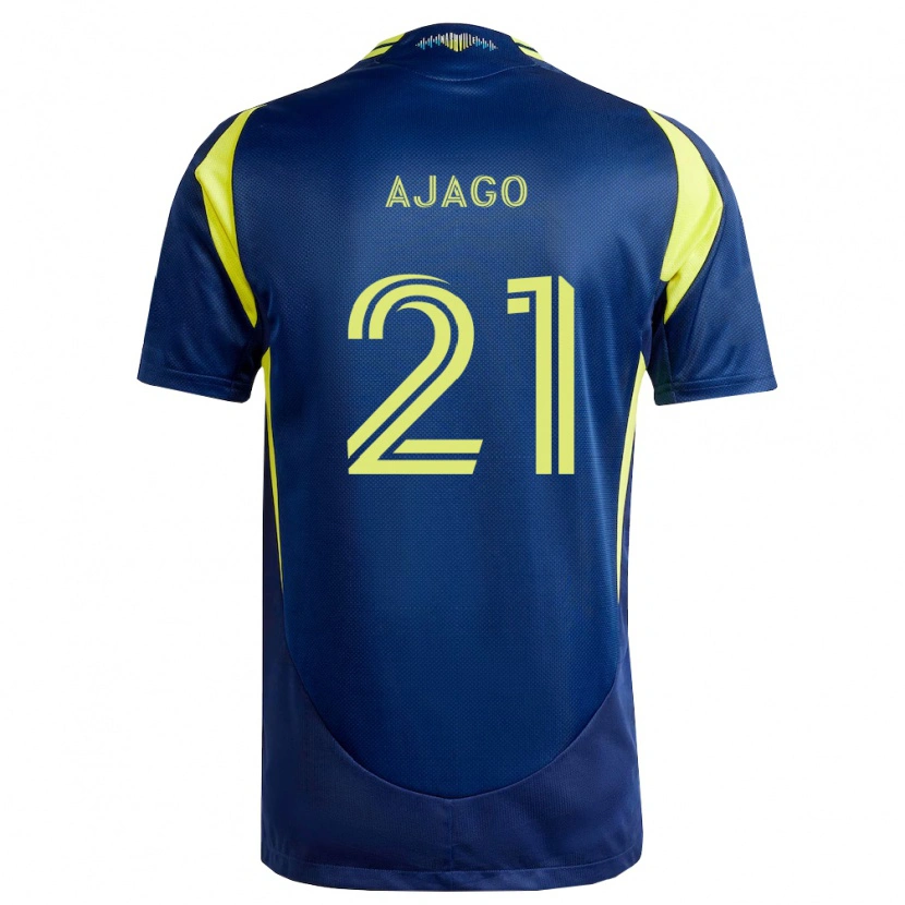 Danxen Mujer Camiseta Forster Ajago #21 Amarillo Azul Marino 2ª Equipación 2026/27 La Camisa México