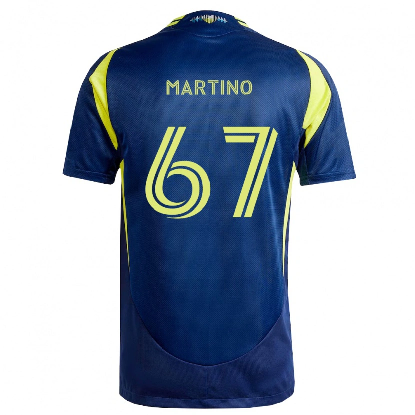 Danxen Mujer Camiseta Ben Martino #67 Amarillo Azul Marino 2ª Equipación 2026/27 La Camisa México