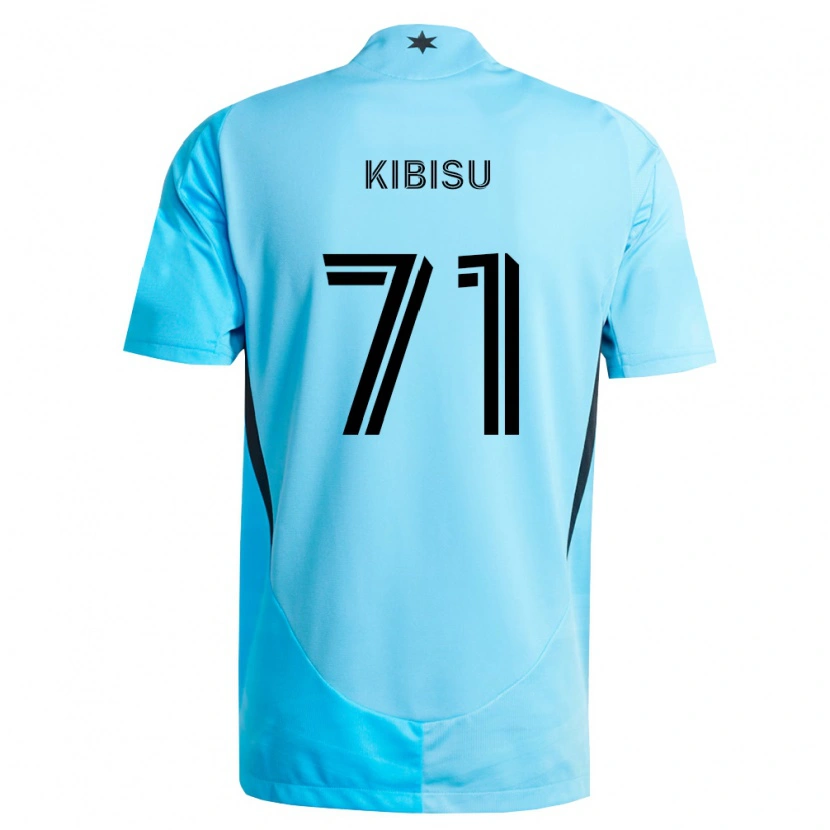Danxen Mujer Camiseta Jabari Kibisu #71 Azul Claro Negro 2ª Equipación 2026/27 La Camisa México