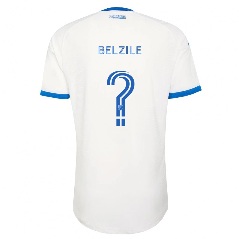Danxen Mujer Camiseta Jean-Christophe Belzile #0 Azul Cielo Blanco 2ª Equipación 2026/27 La Camisa México