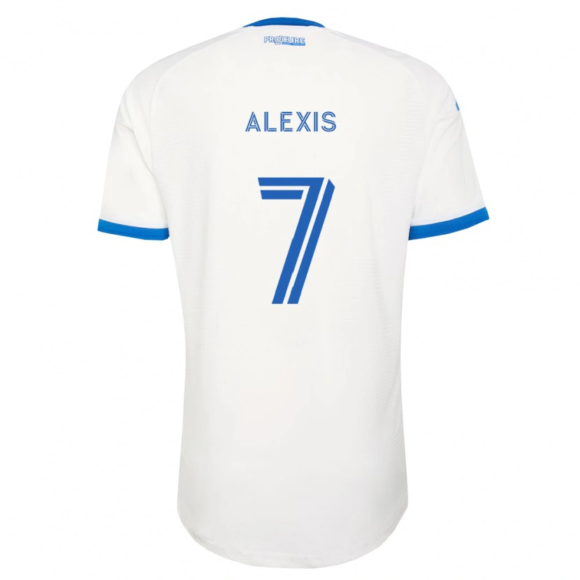 Danxen Mujer Camiseta John Alexis #7 Azul Cielo Blanco 2ª Equipación 2026/27 La Camisa México
