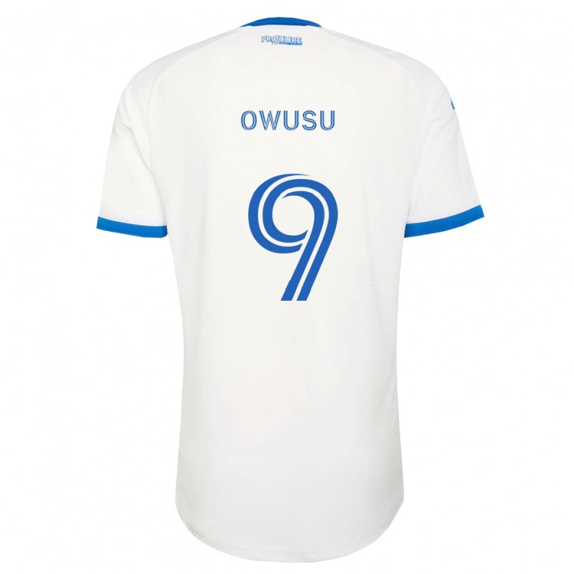 Danxen Mujer Camiseta Prince Owusu #9 Azul Cielo Blanco 2ª Equipación 2026/27 La Camisa México