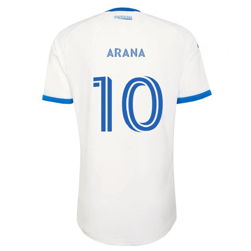 Danxen Mujer Camiseta Patrick Arana #10 Azul Cielo Blanco 2ª Equipación 2026/27 La Camisa México