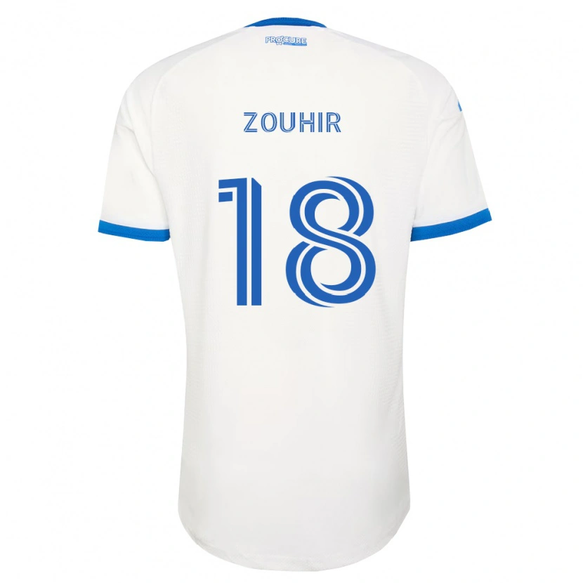 Danxen Mujer Camiseta Rida Zouhir #18 Azul Cielo Blanco 2ª Equipación 2026/27 La Camisa México