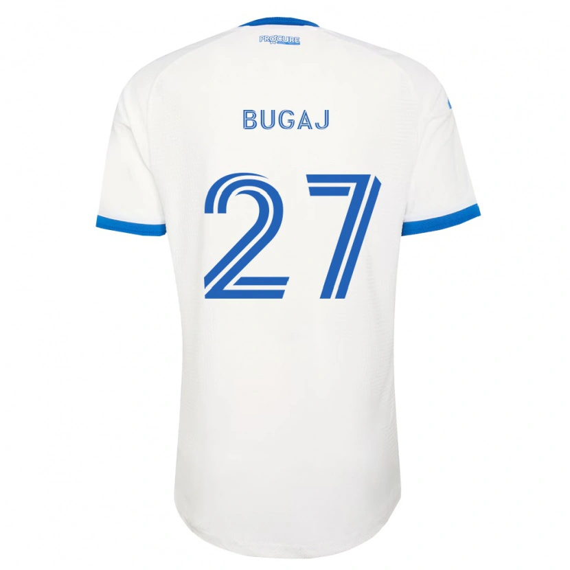 Danxen Mujer Camiseta Dawid Bugaj #27 Azul Cielo Blanco 2ª Equipación 2026/27 La Camisa México