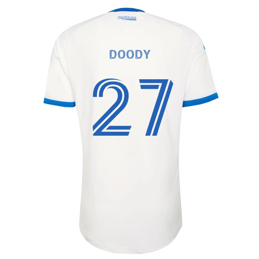 Danxen Mujer Camiseta Grayson Doody #27 Azul Cielo Blanco 2ª Equipación 2026/27 La Camisa México