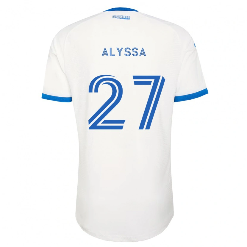 Danxen Mujer Camiseta Garreaud Alyssa #27 Azul Cielo Blanco 2ª Equipación 2026/27 La Camisa México