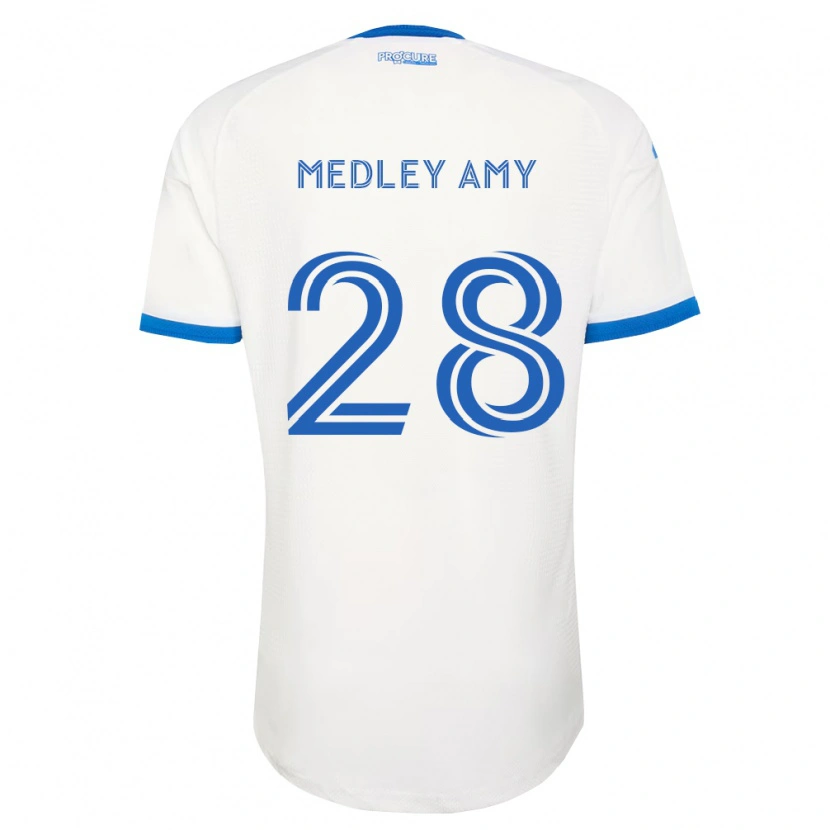 Danxen Mujer Camiseta Medley Amy #28 Azul Cielo Blanco 2ª Equipación 2026/27 La Camisa México