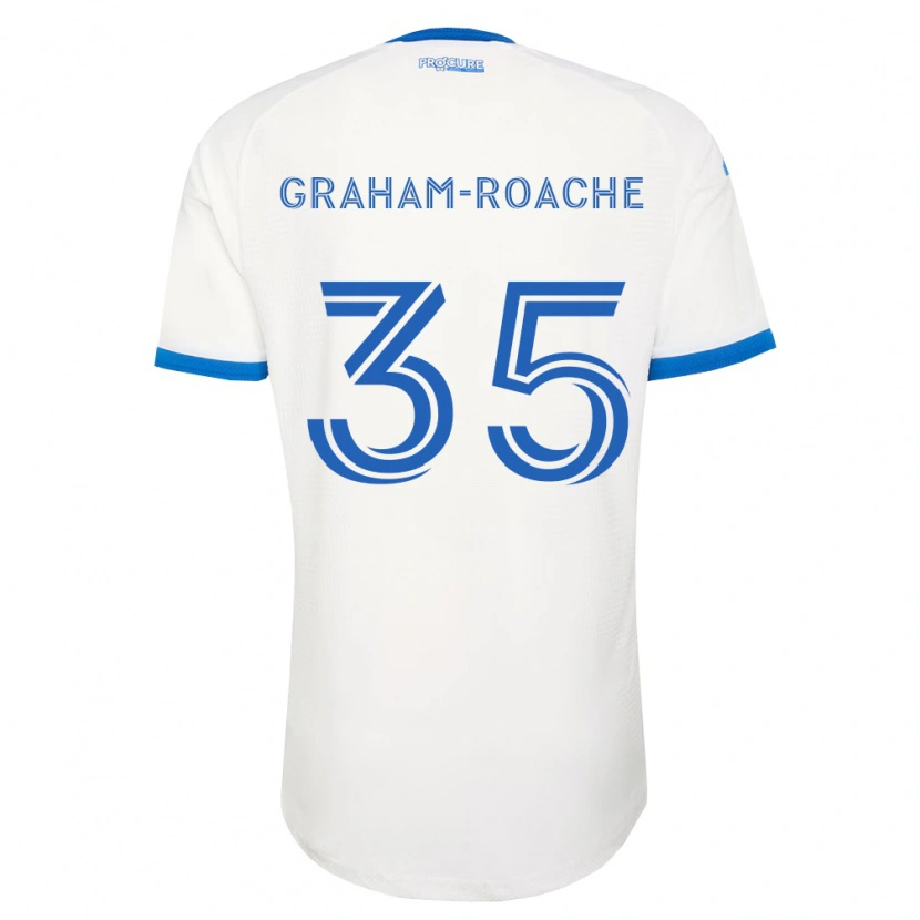 Danxen Mujer Camiseta Owen Graham-Roache #35 Azul Cielo Blanco 2ª Equipación 2026/27 La Camisa México