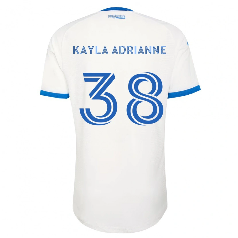 Danxen Mujer Camiseta Kamdem Kayla Adrianne #38 Azul Cielo Blanco 2ª Equipación 2026/27 La Camisa México