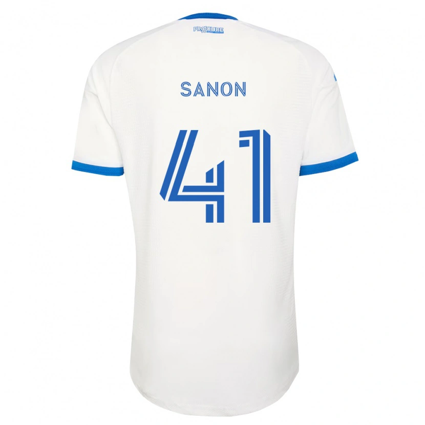 Danxen Mujer Camiseta Jérémy Sanon #41 Azul Cielo Blanco 2ª Equipación 2026/27 La Camisa México