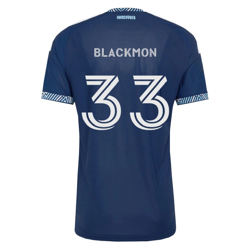Danxen Mujer Camiseta Tristan Blackmon #33 Azul Profundo Blanco 2ª Equipación 2026/27 La Camisa México