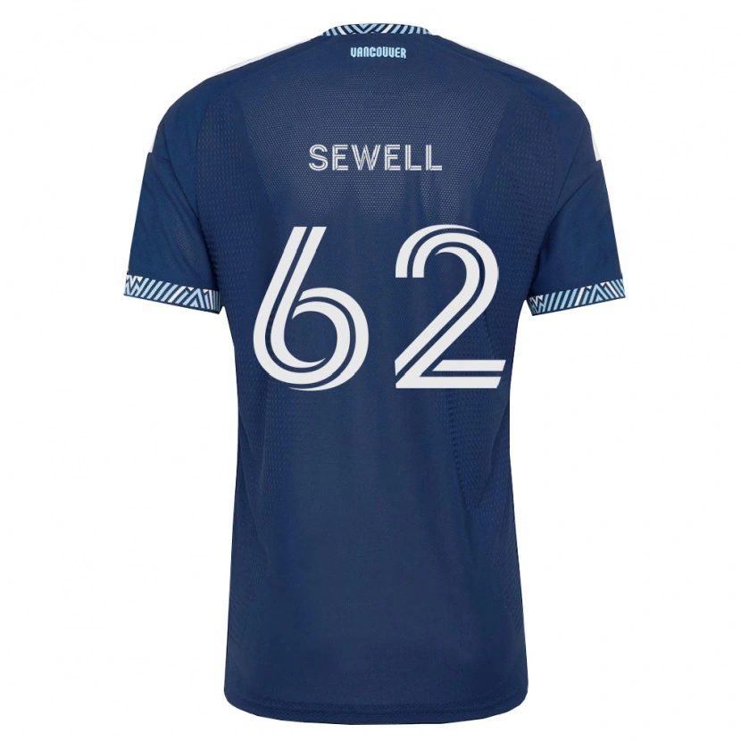 Danxen Mujer Camiseta Ryder Sewell #62 Azul Profundo Blanco 2ª Equipación 2026/27 La Camisa México