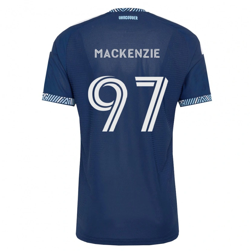 Danxen Mujer Camiseta Liam Mackenzie #97 Azul Profundo Blanco 2ª Equipación 2026/27 La Camisa México