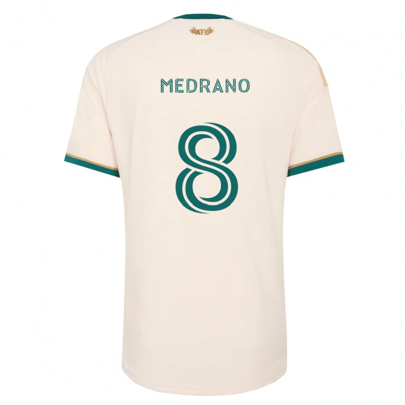 Danxen Mujer Camiseta Keven Medrano #8 Verde Champán 2ª Equipación 2026/27 La Camisa México