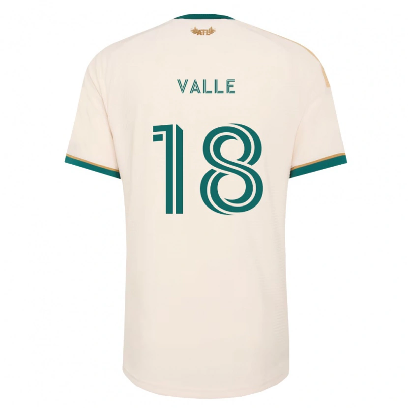 Danxen Mujer Camiseta Daniel Valle #18 Verde Champán 2ª Equipación 2026/27 La Camisa México