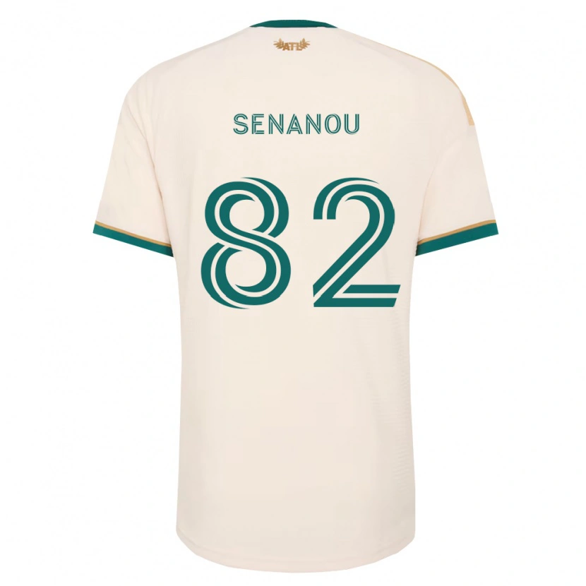 Danxen Mujer Camiseta Matthew Senanou #82 Verde Champán 2ª Equipación 2026/27 La Camisa México