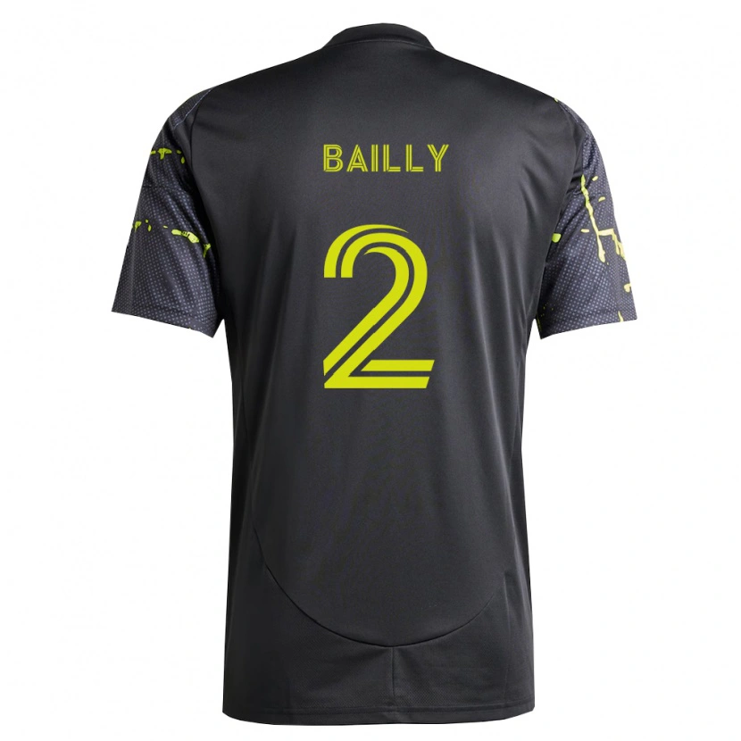 Danxen Mujer Camiseta Eric Bailly #2 Amarillo Fluorescente Negro 2ª Equipación 2026/27 La Camisa México