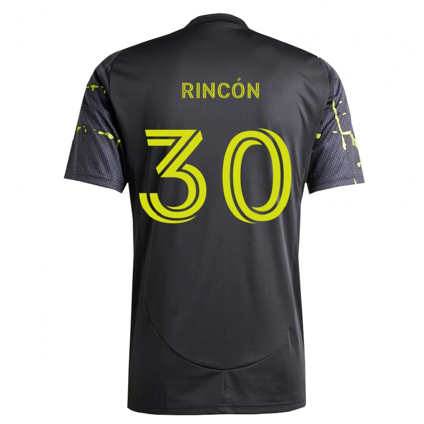 Danxen Mujer Camiseta Nicolás Rincón #30 Amarillo Fluorescente Negro 2ª Equipación 2026/27 La Camisa México