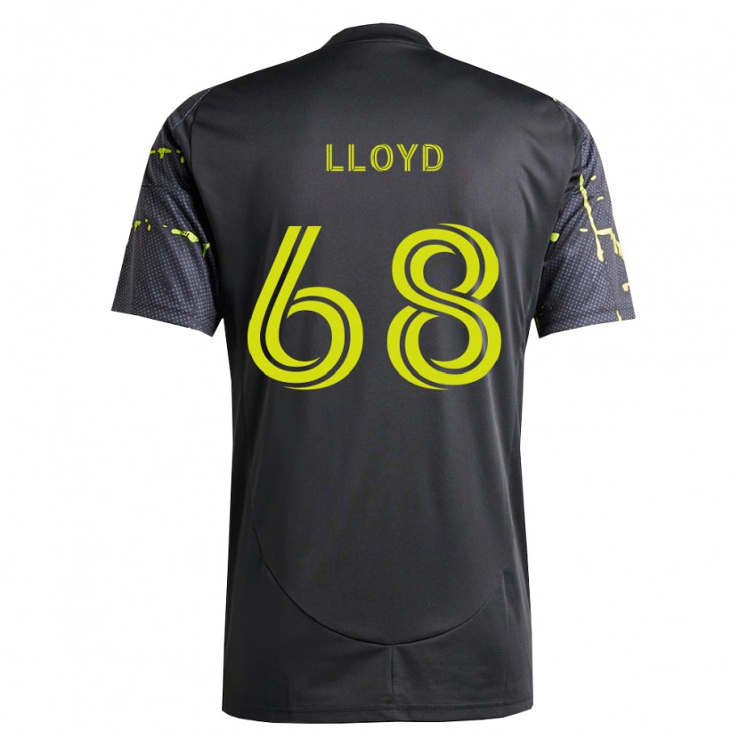 Danxen Mujer Camiseta Zach Lloyd #68 Amarillo Fluorescente Negro 2ª Equipación 2026/27 La Camisa México