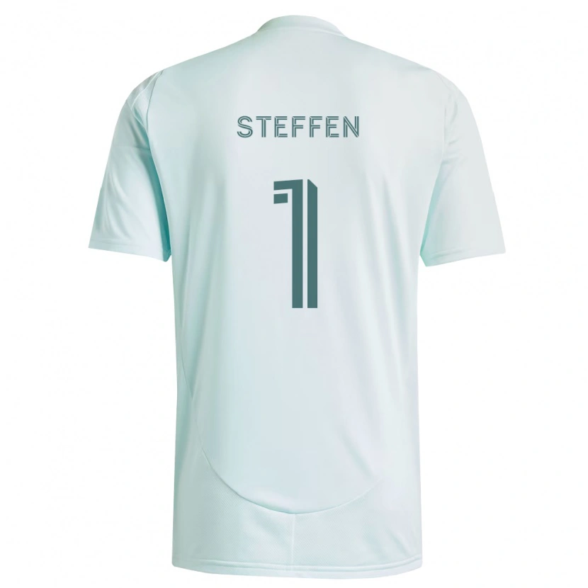 Danxen Mujer Camiseta Zack Steffen #1 Blanco Verde Claro 2ª Equipación 2026/27 La Camisa México