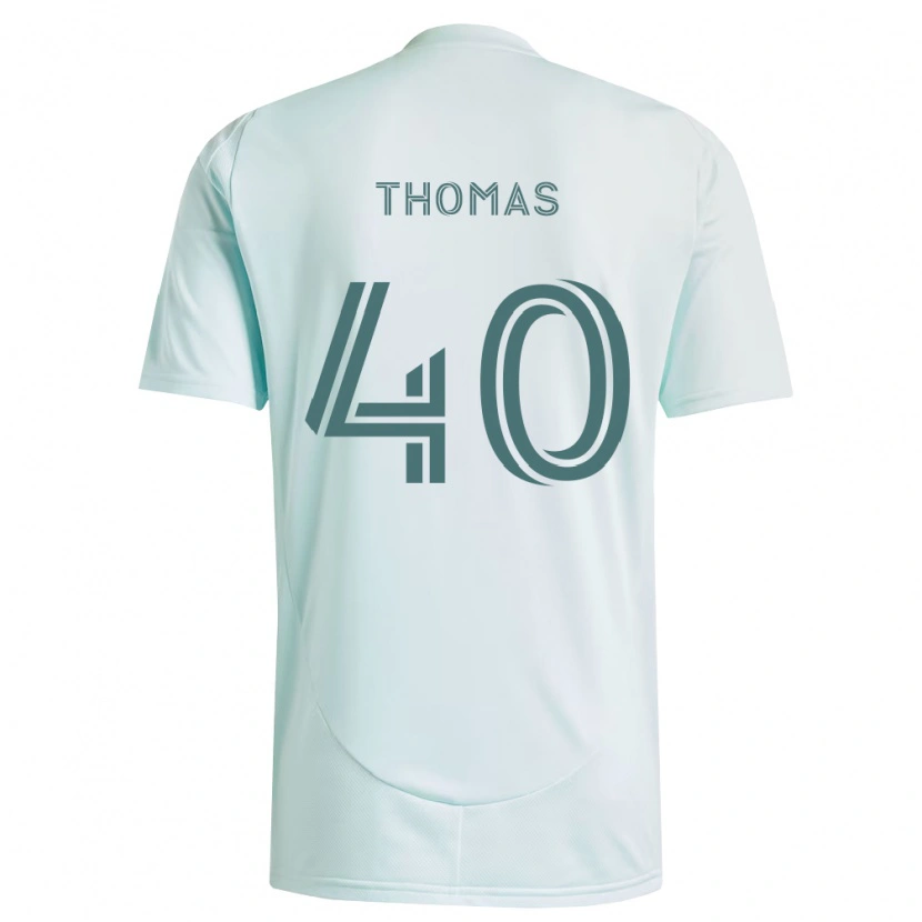 Danxen Mujer Camiseta Kai Thomas #40 Blanco Verde Claro 2ª Equipación 2026/27 La Camisa México