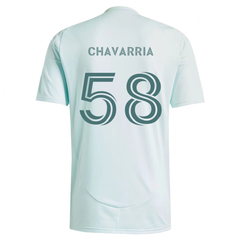 Danxen Mujer Camiseta Keith Chavarria #58 Blanco Verde Claro 2ª Equipación 2026/27 La Camisa México
